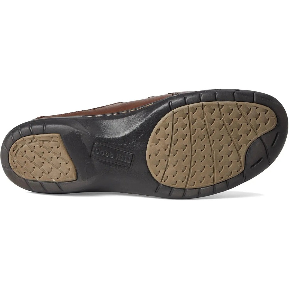 Cobb Hill by New Balance Paulette Bark Brown Leather Slip On Loafers Sz 6.5M - Picture 9 of 16